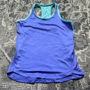 athleta girl, size small, blue and purple tank